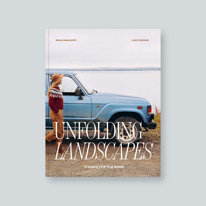 洋書 Unfolding Unfolding Landscapes: 17 Knits for the Road – Needles in the Hay
