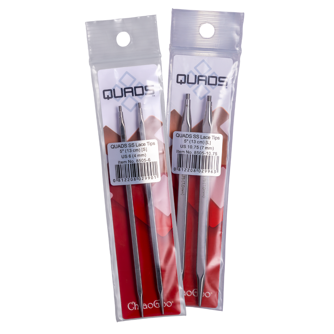 QUADS SS Lace Interchangeable Tips 4" | 10 cm