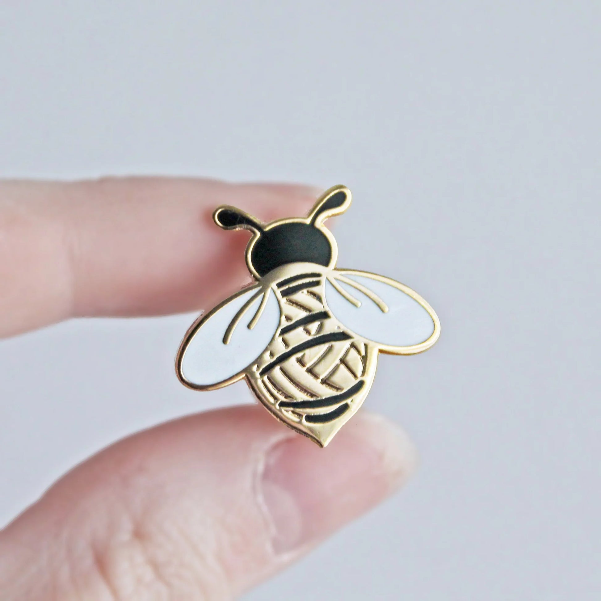 Woolly Bee Enamel Pin