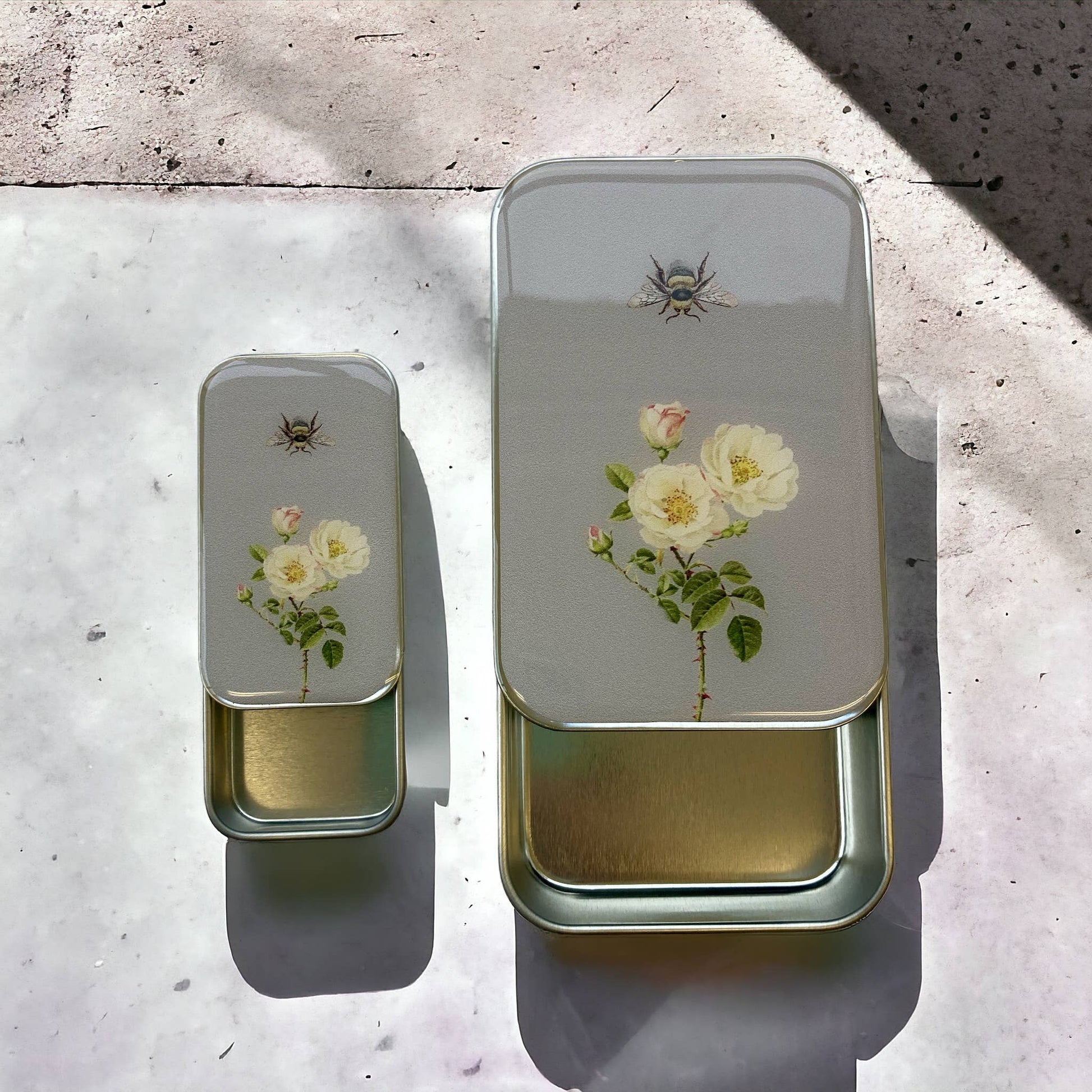 Bee and Rose Notions Tin: Large