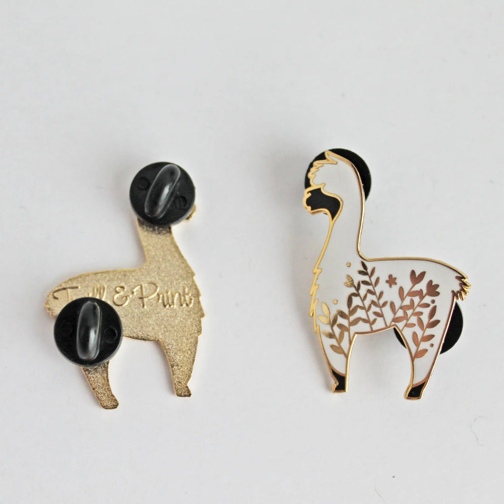 Little Alpaca Enamel Pin