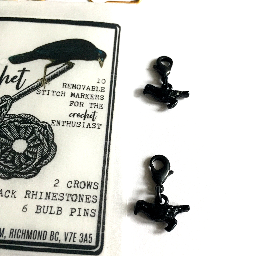 Crow-chet Crochet Stitch Marker Pack
