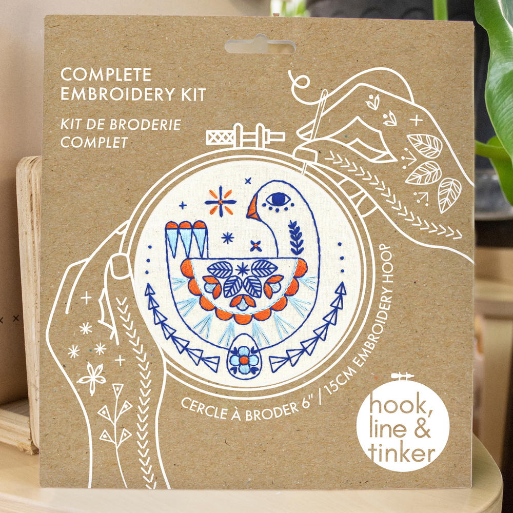 Goose Complete Embroidery Kit