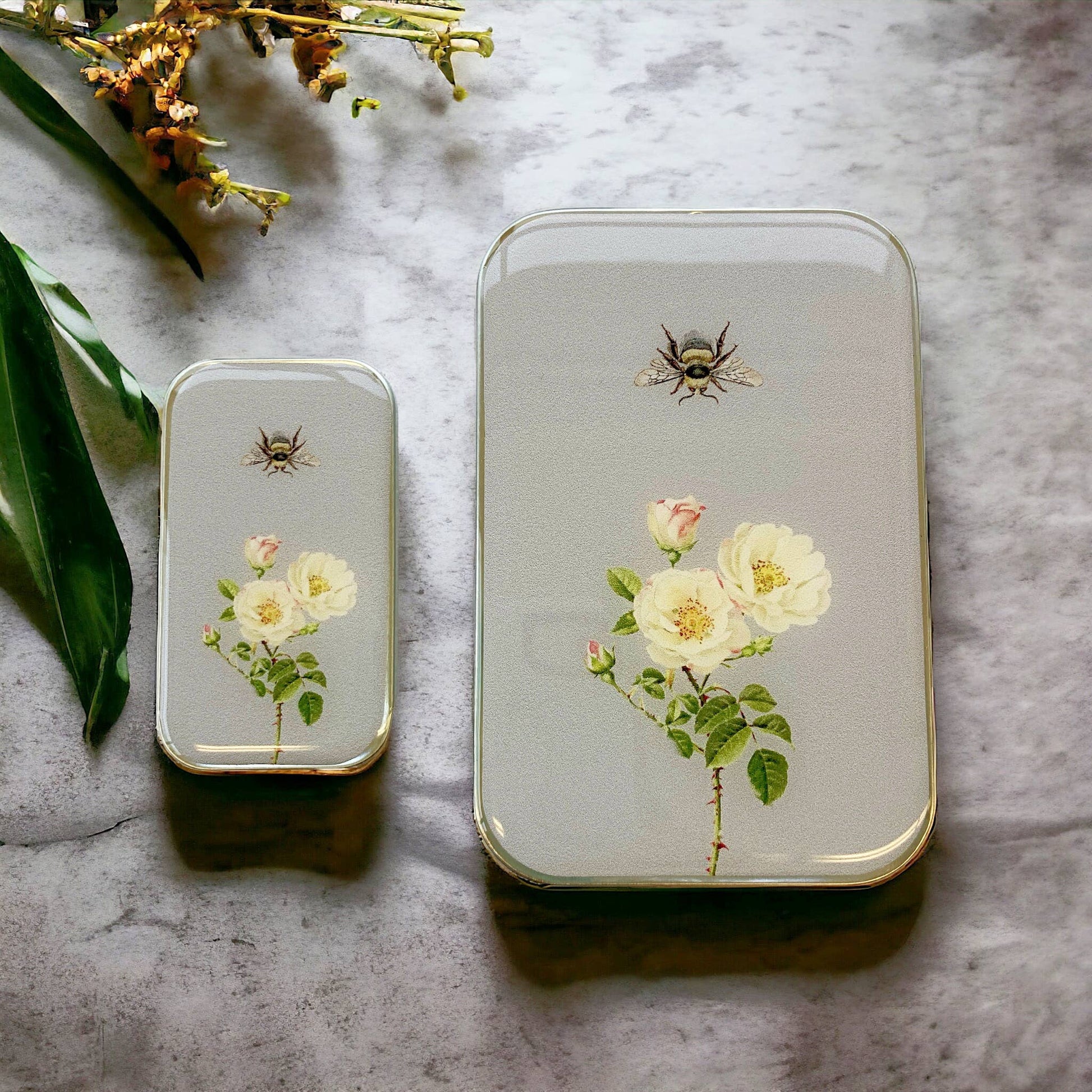 Bee and Rose Notions Tin: Small