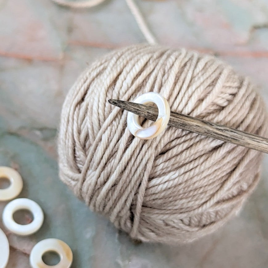 Seashell Stitch Markers