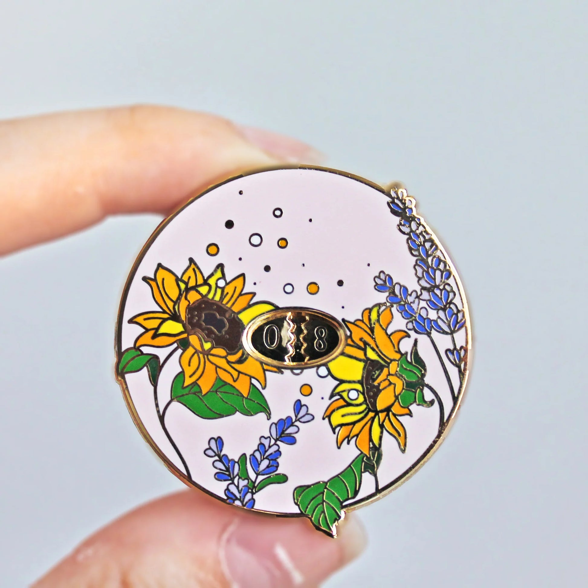 Summer Row Counter Enamel Pin