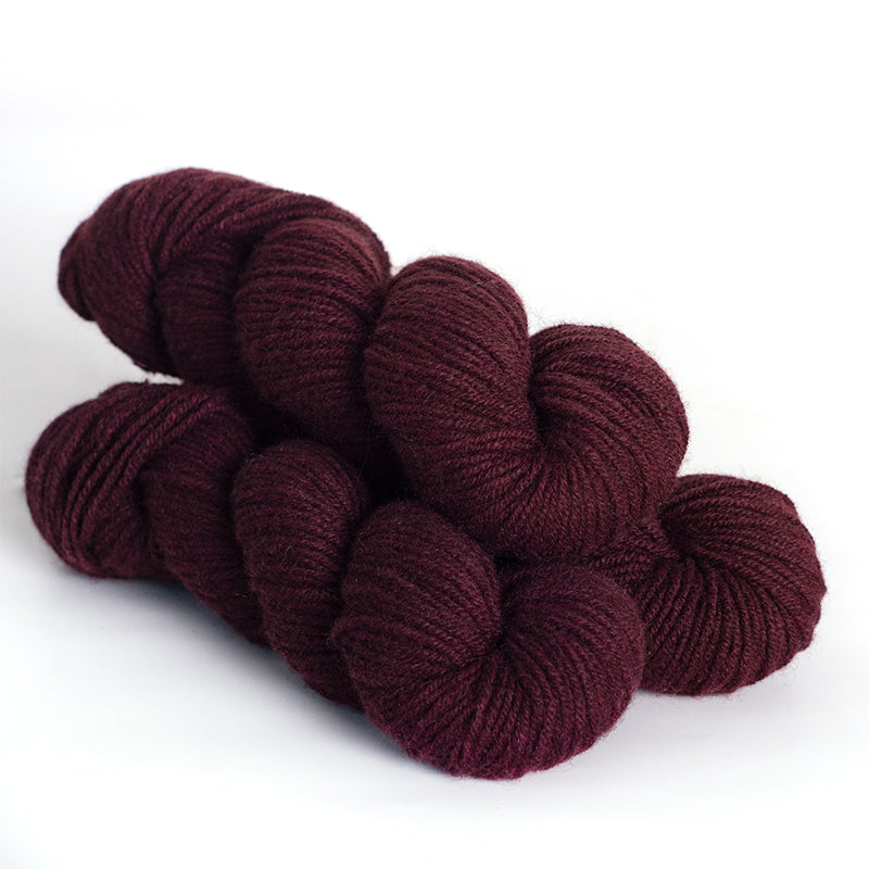 Baby body wool/silk - burgundy