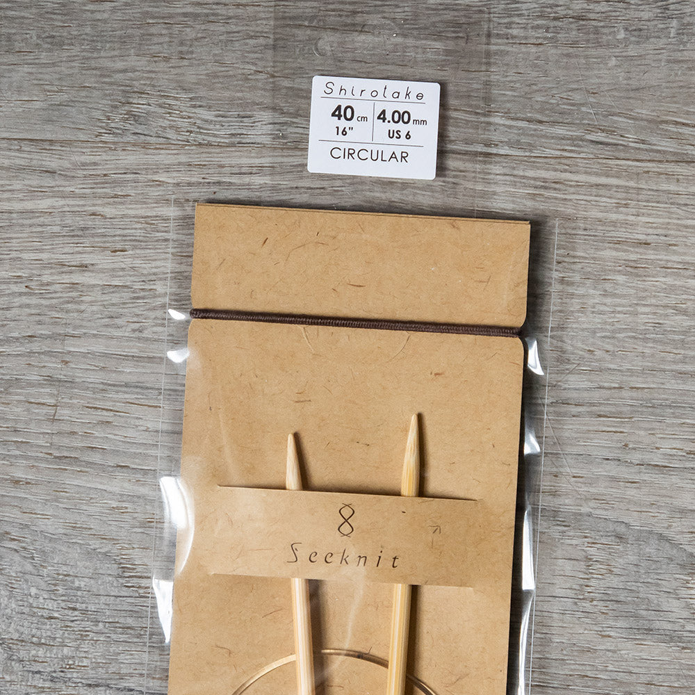 Seeknit Shirotake Circular Needles 16"