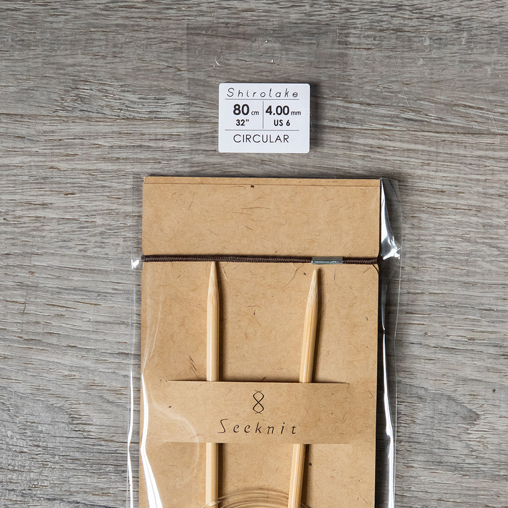 Seeknit Shirotake Circular Needles 24"