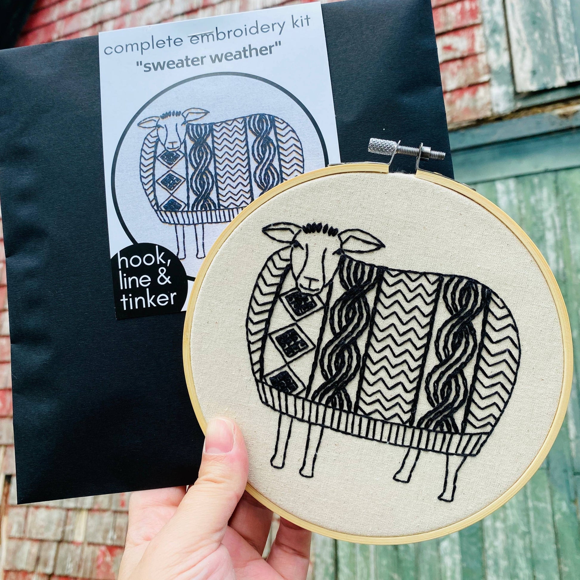 Sweater Weather Embroidery Kit