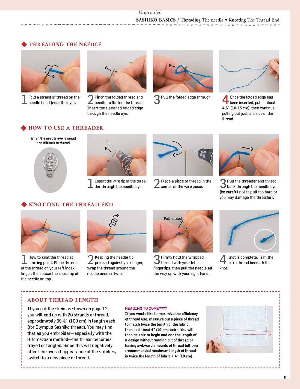 Sashiko Needle Eye  Reason of the best needle - Upcycle Stitches
