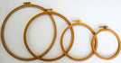 Lacquered Wooden Embroidery Hoops
