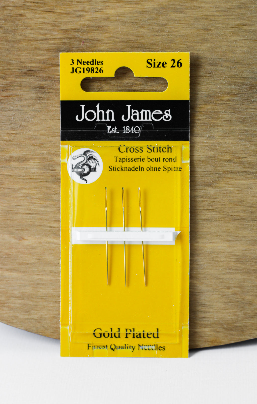 Gold Plated Cross Stitch Needles