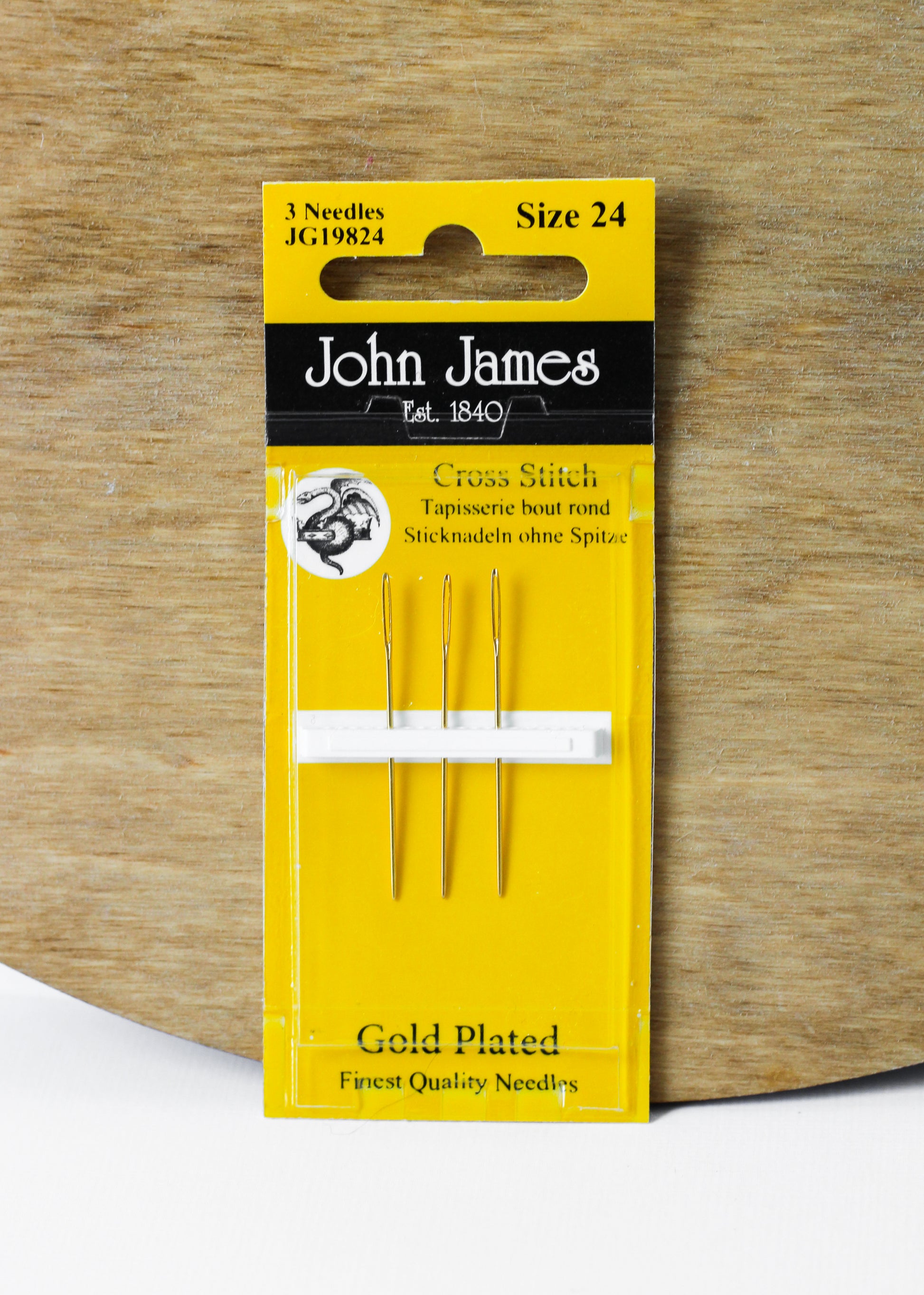 Gold Plated Cross Stitch Needles