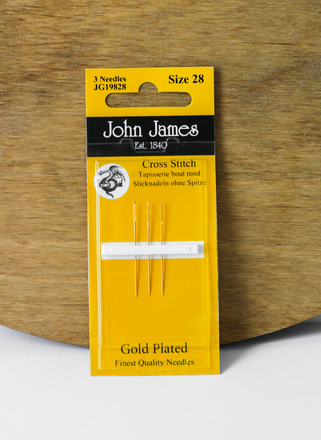 Gold Plated Cross Stitch Needles