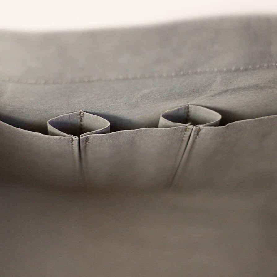 Kraft Caddy with Leather Handles